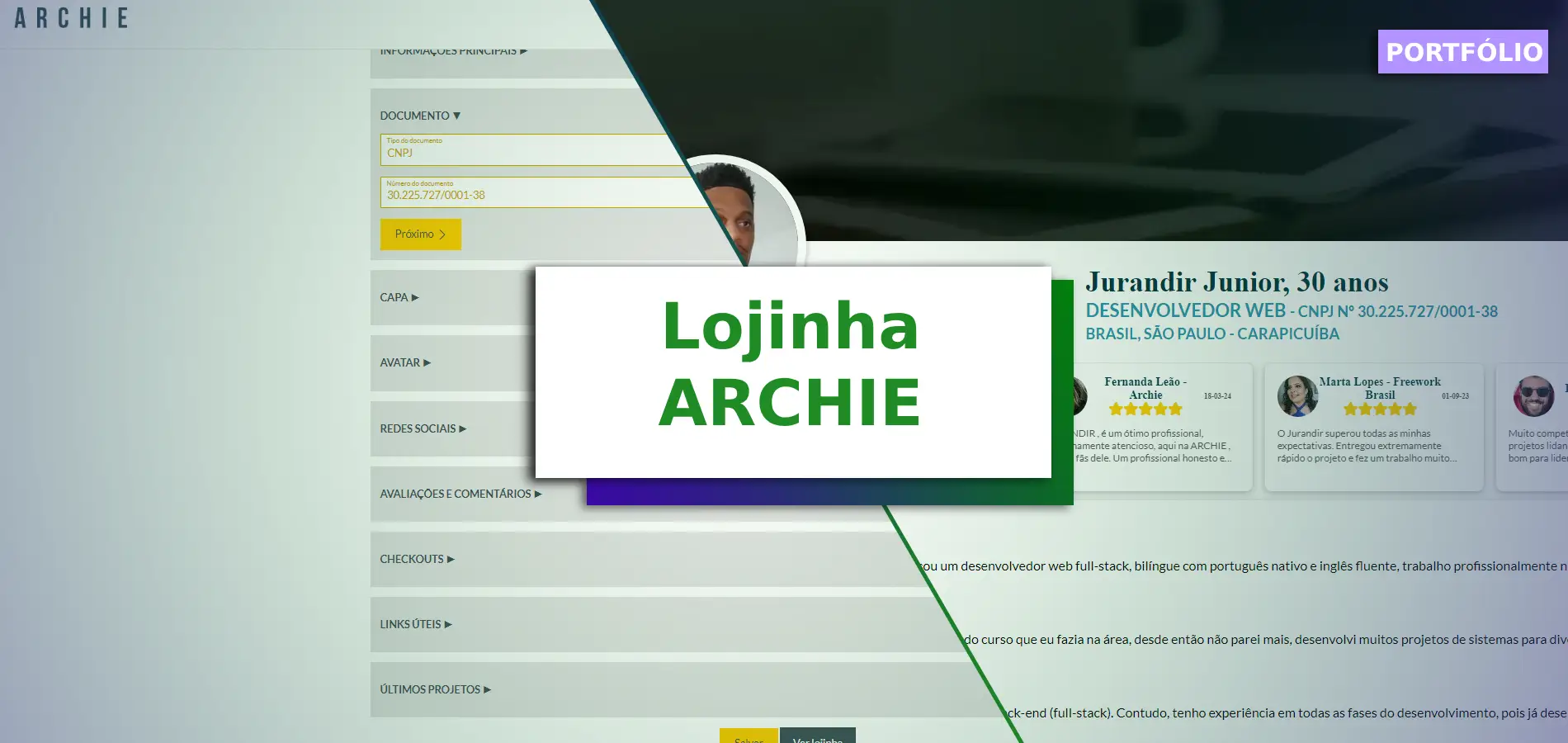 Projeto Lojinha Archie